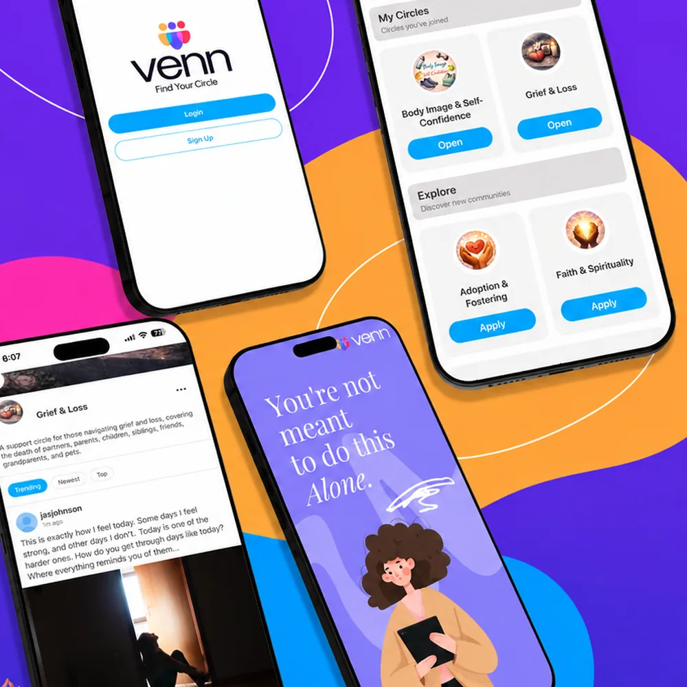 Venn Social app screen